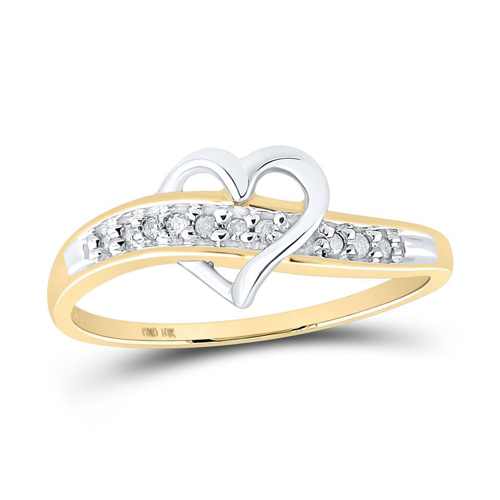 Size-9.25 G-H,I2-I3 1/20 cttw, Diamond Wedding Band in 10K Pink Gold