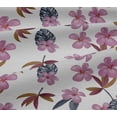 thumbnail image 5 of oneOone Viscose Jersey Light Pink Fabric Floral & Leaves Tropical Craft Projects Decor Fabric Printed By The Yard 60 Inch Wide, 5 of 5