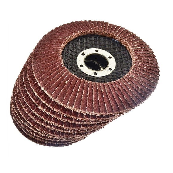 Youkk 12Pcs 4.5/115mm Mixed Grit Flat Flap Discs for Angle Grinder Sanding Grinding