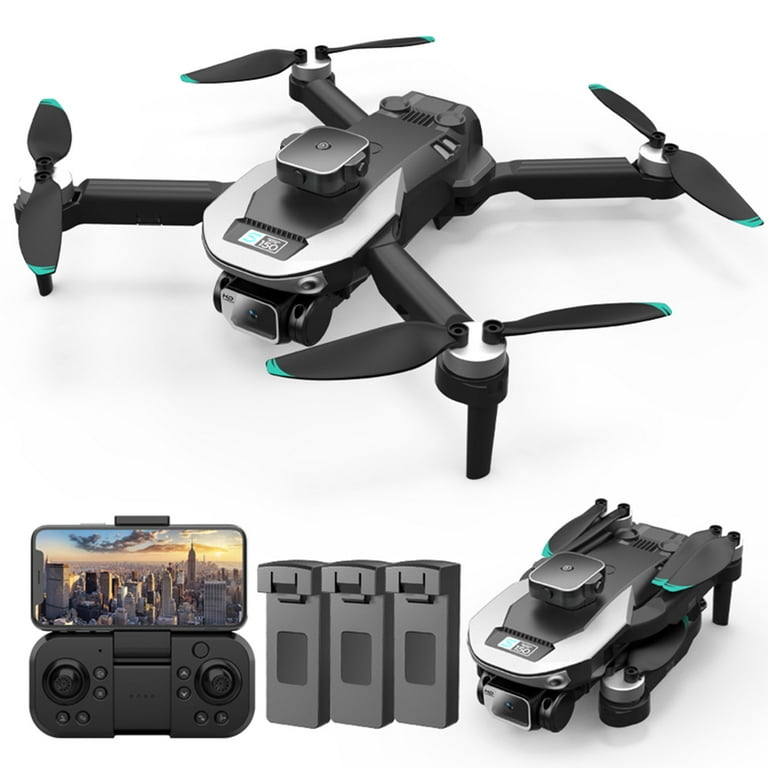 4CH Aerocraft Dual 8K Camera 6 axis Gyroscope RC Drone for Adults 3 Battery