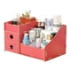 thumbnail image 1 of Caja de almacenamiento de escritorio de madera Organizador de suministros de oficina multifuncional Estuche cosmético adorable Methold JJ14122-05B, 1 of 7