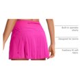 thumbnail image 4 of Falda CRZ YOGA Deportiva Plisada con Bolsillos Grande Morado, 4 of 6
