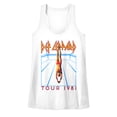 thumbnail image 1 of Def Leppard He's Swimming White Women's Racerback Tank Top, 1 of 1