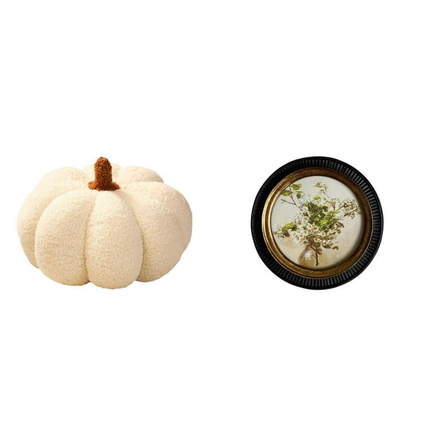Almohadas de calabaza de Halloween,Cojines de calabaza de Halloween,suaves,para decoración del hogar,Cojines decorativos de calabaza,peluches de Halloween,sofá,Marco de fotos redondo,Marco de
