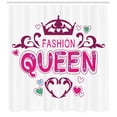 thumbnail image 3 of Ambesonne Queen Shower Curtain, Girlish Fashion, 69"Wx70"L, Dried Rose Pink, 3 of 3