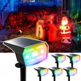 thumbnail image 1 of Focos solares HIBOITEC 59 LED que cambian de color, 6 paquetes, 1 of 8
