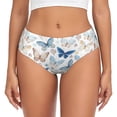 thumbnail image 1 of Balery Butterfly Ropa Interior de Algodón para Mujer con Dibujo – Braguitas Cómodas y Elásticas, Estilo Clásico-3X-Large, 1 of 6