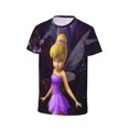 thumbnail image 5 of Kids 3D Graphic Tinker Bell T-Shirts, Novelty Shirts Crewneck Short Sleeve Tees for Youth Boys Girls, 5 of 8