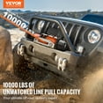 thumbnail image 2 of VEVOR Electric Winch Truck 10,000 lb Synthetic Rope Waterproof Remote Control, 2 of 9