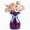 Purple, variant on Bow Vase for Home Decor, 6.3in Cute Coquette Gifts for Women Girls Decorative Ceramic Hand Made Vases for Bouquet Flower Modern Aesthetic Living Room Wedding Decor, White