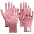 thumbnail image 2 of Guantes Rosas para Cortar Metales, MXGPI-007, 2 Pares, M, Rosa, 217 a 228mm x 90 a 101mm, HPPE, Poliuretano, CE EN388 Nivel 5., Guantes Rosas de Uso Rudo, Guant, 2 of 2