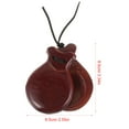 thumbnail image 2 of 1 Pair of Finger Castanets Small Simple Musical Castanets Musical Instrument Rhythm Toys for Kids, 2 of 5