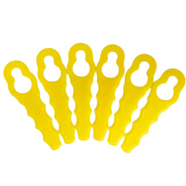 Cuchilla De Cortacésped 10/50 Uds. Cuchilla de cortacésped cuchillas de corte de plástico accesorios para cortacésped (10 uds) Ehuebsd Para estrenar