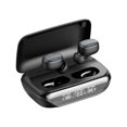 thumbnail image 1 of Audífonos intrauditivos Audífonos deportivos a prueba de sudor Compatible con Bluetooth 5.3 (Negro), 1 of 9