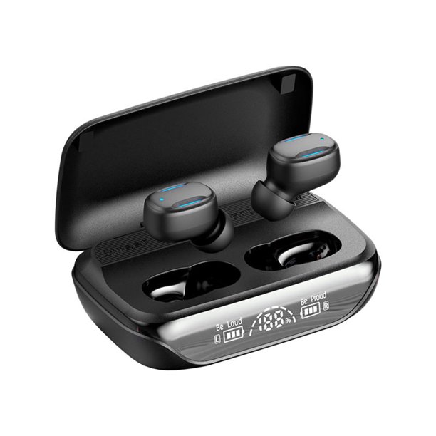 Audífonos intrauditivos Audífonos deportivos a prueba de sudor Compatible con Bluetooth 5.3 (Negro)