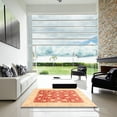 thumbnail image 7 of Ahgly Company Machine Washable Indoor Square Abstract Bright Orange Area Rugs, 7' Square, 7 of 7