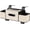 White, variant on 3-in-1 Car Organizers and Storage Box, Multi-function Backseat Tissue Holder with Cup Holder & Hooks for Car Interior Organization & Clutter-Free Travel