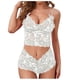 thumbnail image 1 of Ropa interior sexy perspectiva sexy encaje arnés ajustable pecho envoltura traje de tres puntos sexy, 1 of 6