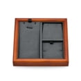 thumbnail image 4 of Beige&Dark Gray Solid Wood Jewelry Display Tray Ring Necklace Earring Bracelet Organizer, 4 of 6