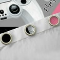 thumbnail image 4 of Manfei Gamer Gaming Lover Blackout Curtains Set of 2 (52x84 Each) for Boys, Cartoon Game Console Window Curtains, Black Pink Curtains and Drapes, Curtains Blackout Bedroom Decor, 4 of 6