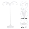 thumbnail image 3 of Earring Holder, 3pcs Earring Stand Earring Display Stands Storage Organizer Metal Rack M for Photography, White, 3 of 5