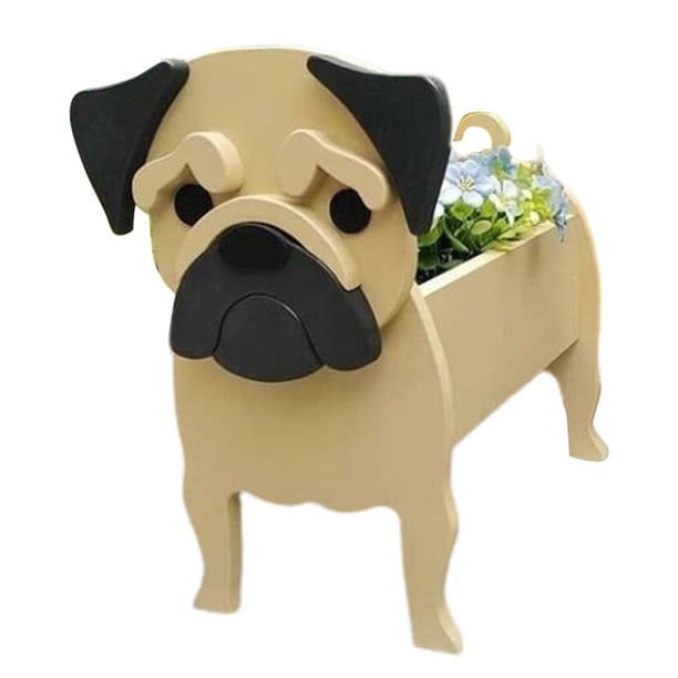 Maceta Con Forma De Perro, Maceta Suculenta De Animales De Dibujos Animados Para La Decoración Del Jardín Del Hogar Inevent HA036250-00