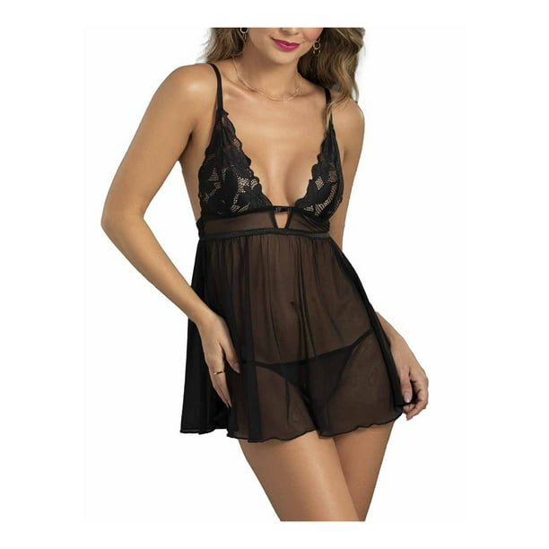 Vestido De Encaje Tipo Baby Doll 71052 Tipos De Lenceria Baby Doll