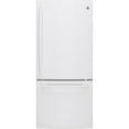 thumbnail image 2 of GE 20.9 cu.ft. Bottom Freezer Refrigerator White GBE21AGKWW, 2 of 4