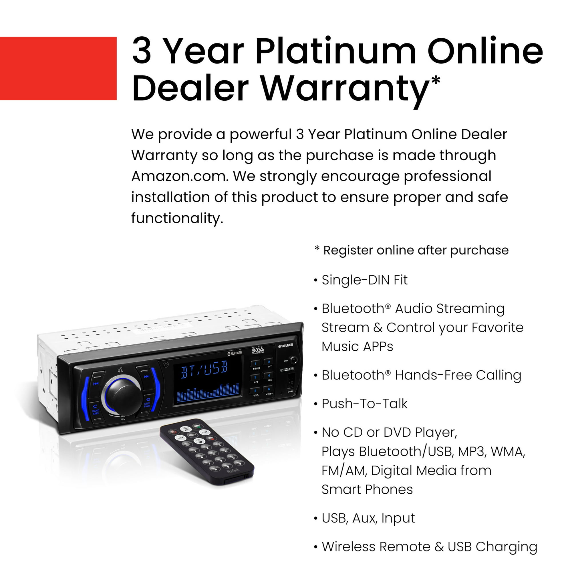 3 Year Platinum Online Dealer Warranty