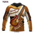 thumbnail image 3 of Sudadera con capucha con estampado de guitarra 3D para hombre, sudadera de talla europea para uso diario, sudadera con capucha musical, ropa psicodélica para mujer, mayorista, 3 of 5