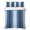 Blue, variant on Twin XL Quilt Set 68''x98'', Navy Blue Ombre Stripe Lightweight Summer Bedspread Coverlet Set with 2 Pillow Shams, Farmhouse Simple Striped Breathable All Season Quilt Bedding for Dorm/Guest Room