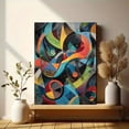 thumbnail image 6 of Abstract Geometric Shapes Canvas Art Print Modern Wall Decor for Living Room Bedroom Office, 6 of 8