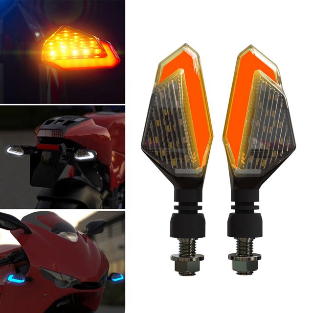 Pon La Luz De Cruce 2 uds DRL luces de circulación diurna ahorro de energía lámpara de señal de giro piezas de motocicleta