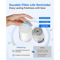 thumbnail image 6 of Restored [Alkaline] Waterdrop Water Filter for Sink Faucet, Filter Life Reminder, 320 Gallon, 1 Filter (Refurbished), 6 of 9
