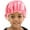 Rose Red, variant on Kids Satin Bonnet Wide Elastic Band Sleeping Cap Soft Silk Double Layer Night Hair Hats for Teens Toddler Child Baby