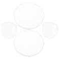 thumbnail image 3 of Miangastore 2pcs Foldable Fan Summer Handheld Fan Round Folding Fan Blank Hand Fan Portable Fan, 3 of 8