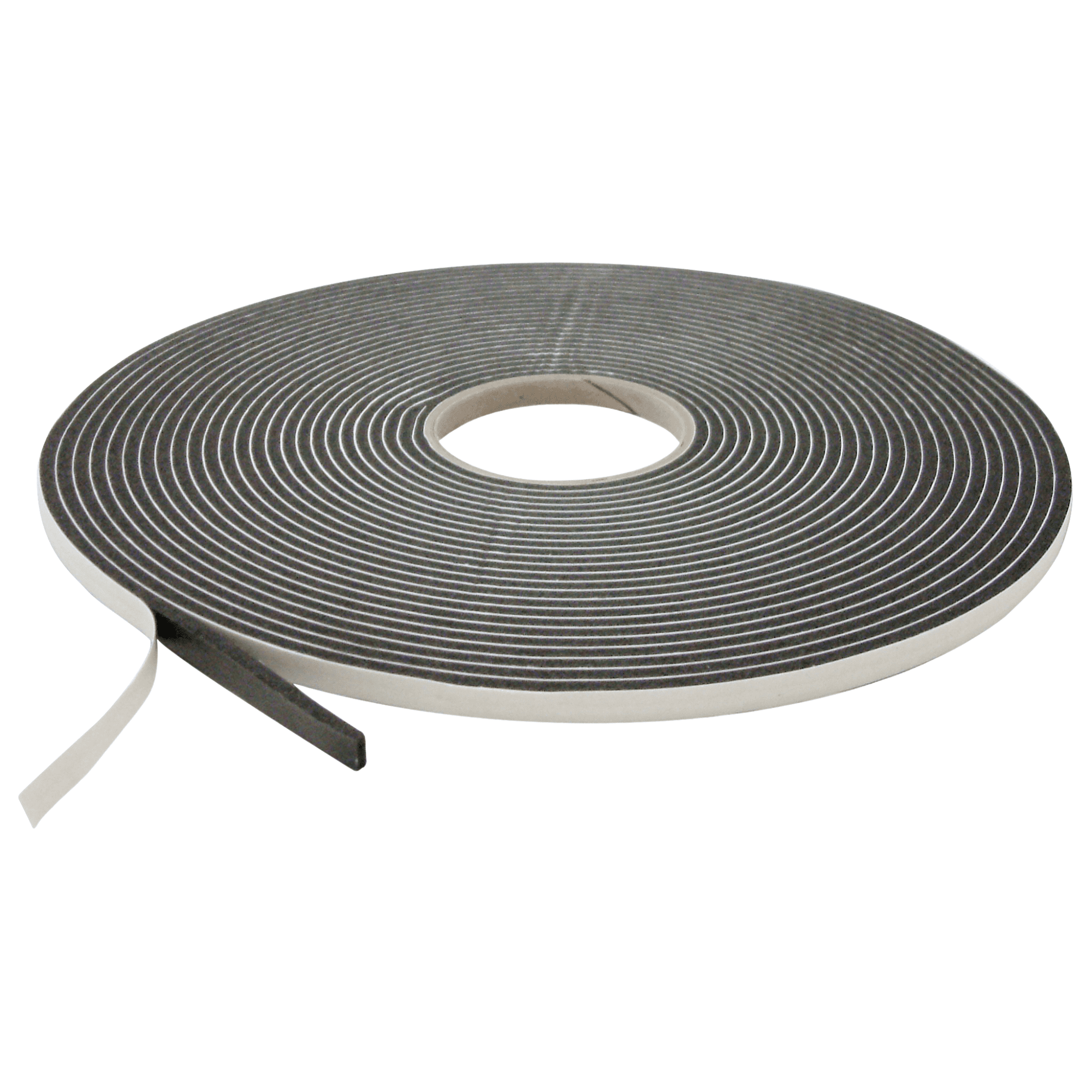 JVCC Medium-Density PVC Foam Tape [Single-Sided, Closed Cell] (SCF-02): 3/8 in. x 420 in. x 1/4 in. thick (Black)
