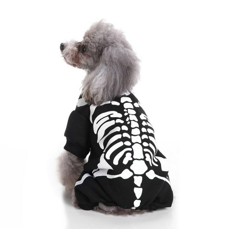 Skeleton Dog Clothes Dog Costumes For Large Dogs Halloween Pet Dog