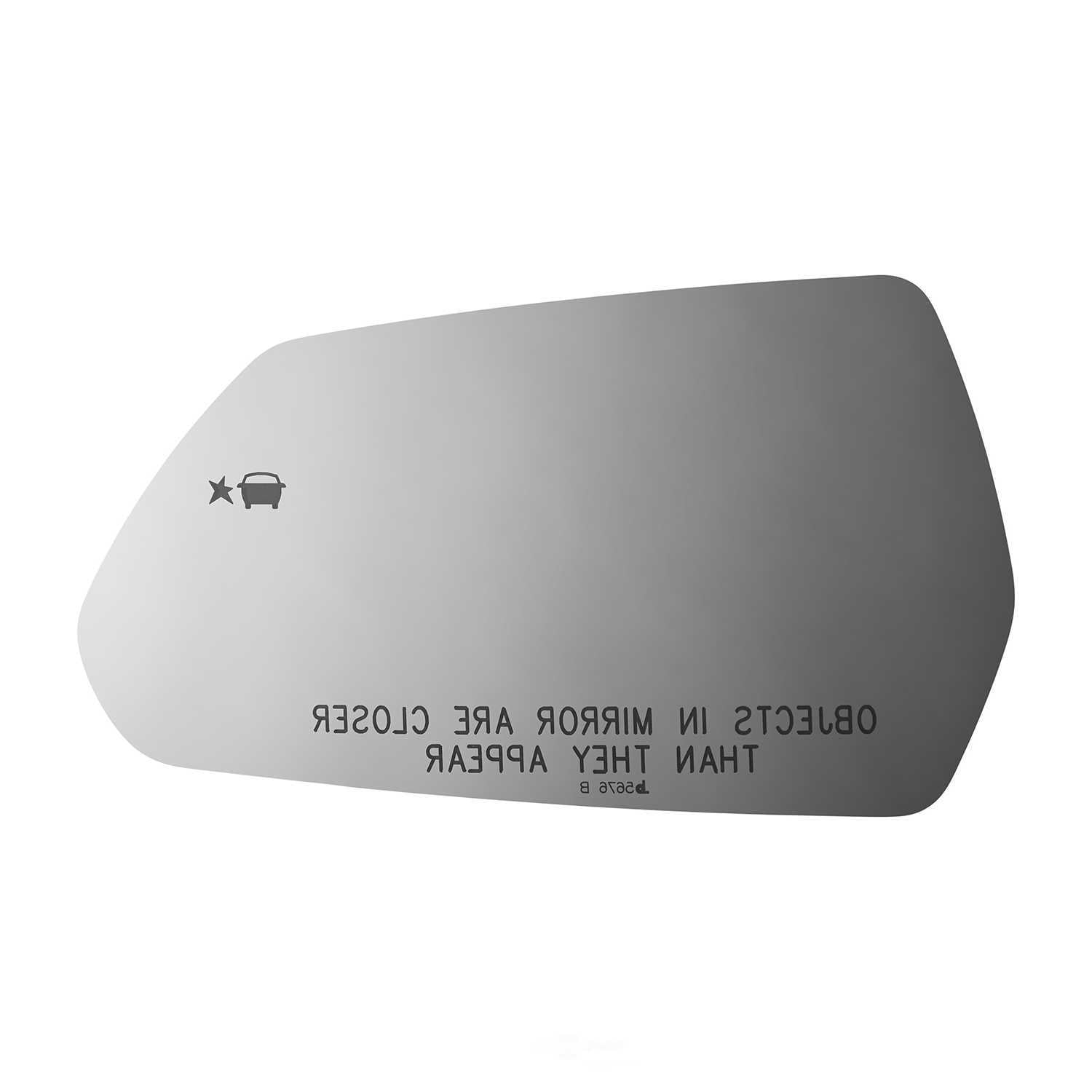 Burco Side View Mirror Replacement Glass - Clear Glass - 5676B