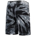 thumbnail image 3 of Youth Black Brooklyn Nets Santa Monica Tie-Dye Shorts, 3 of 3