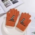 thumbnail image 2 of Ketyyh-chn99 Kids Ski Gloves Kids Winter Warm Windproof Cold Weather Outdoor Sports Gloves For Boys Girls Orange, 2 of 4