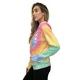 thumbnail image 2 of Just Love Women's Loop Terry Tie Dye Hoodie (Tie Dye Pastel Swirl, Medium), 2 of 2