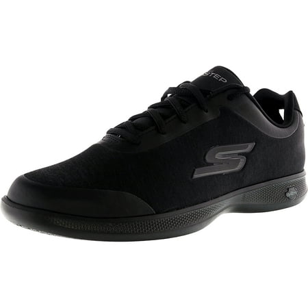 Skechers Women's Go Step Lite Beam Black / Grey Ankle-High Walking Shoe ...