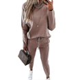 thumbnail image 1 of Women Sweatshirt Tracksuit Set Pullover Tops Trousers Lounge Wear, 1 of 2