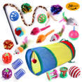 thumbnail image 3 of Juego de juguetes de peluche interactivos para mascotas, gatos, hámsteres, juguetes para hámsteres viejos que hacen sonido, paquete liviano a granel para gatitos y hámsteres, 3 of 5