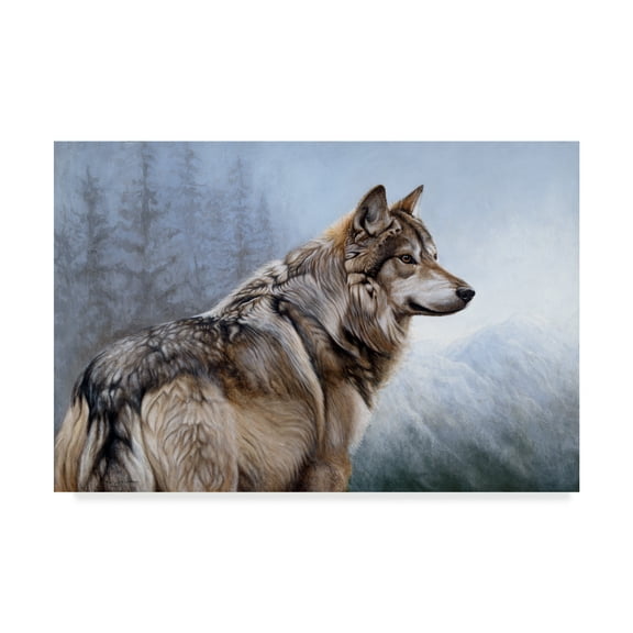 Trademark Fine Art 'King Of The Hill' Canvas Art by Rusty Frentner