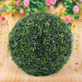 thumbnail image 2 of Mdesiwst Artificial Plant Uv-resistant Plant Topiary Ball Decoration Faux Ball for Outdoor Backyard Porch for Office, 2 of 9