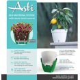 thumbnail image 6 of DecoPots - 3 Pack - 10.6 Inch - Self Watering Planter - Modern Flower Pot with Water Level Indicator for All House Plants, Flowers, Herbs - Height 8.3 inches Diameter 10.6", Red - Pearl/White, 6 of 9