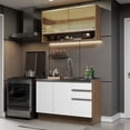 thumbnail image 2 of Cocina Integral MADESA Glamy 120cm Marrón/Blanco, 2 of 5