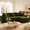 Green, variant on 94.5" Cloud Modular Sectional Sofa Couch with Reversible Chaise, Oversized L-Shaped Corduroy Couch, Deep Seat 4-Seat Compressed Sofa for Living Room, No Assembly Required, Gray